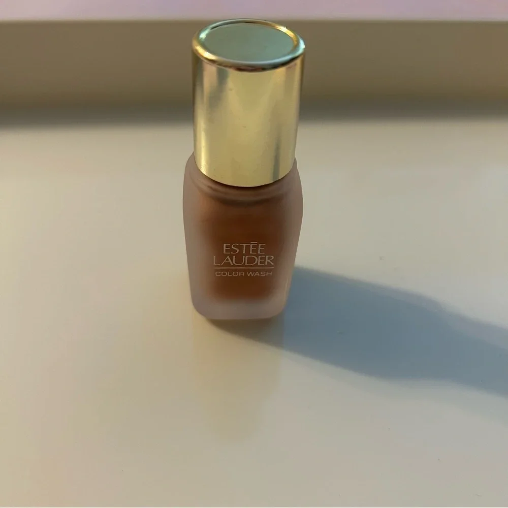 Estée Lauder vintage color wash liquid blush mini bottle bronze glow rare .25 oz